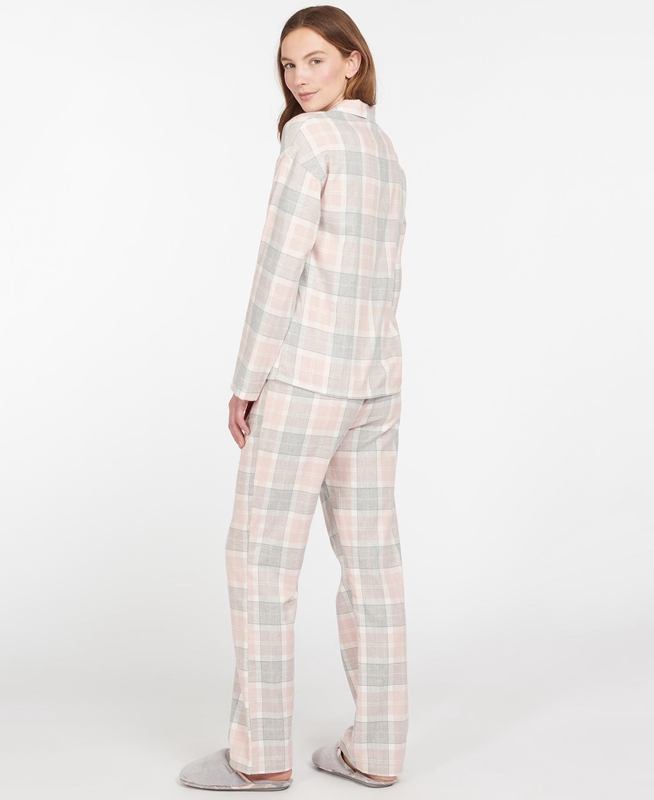 Women's Barbour Schlafanzug-Set Ellery Nightwear Pink | UCYN-15082