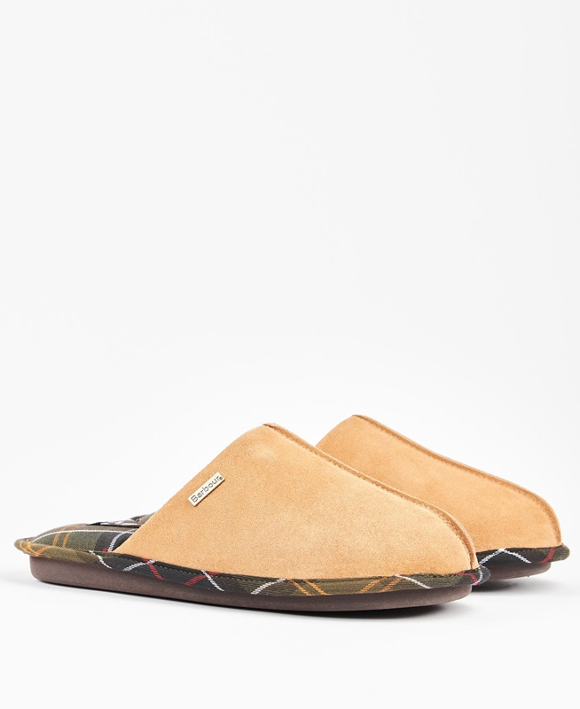 Women's Barbour Simone Slippers Yellow | NBTX-97812