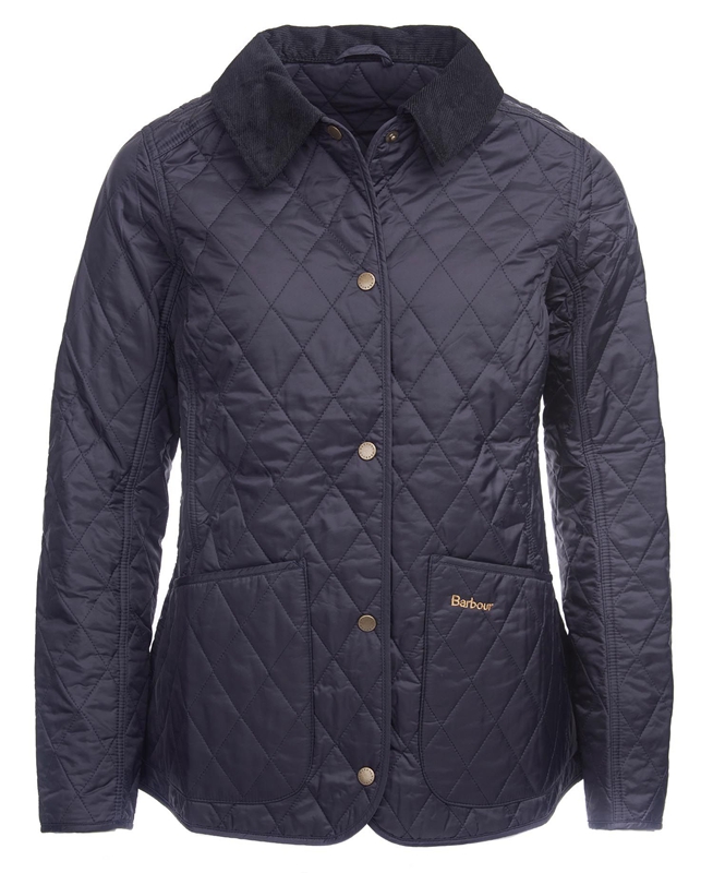 Women's Barbour Steppjacke Annandale Quilted Jackets Navy | IGMC-38046