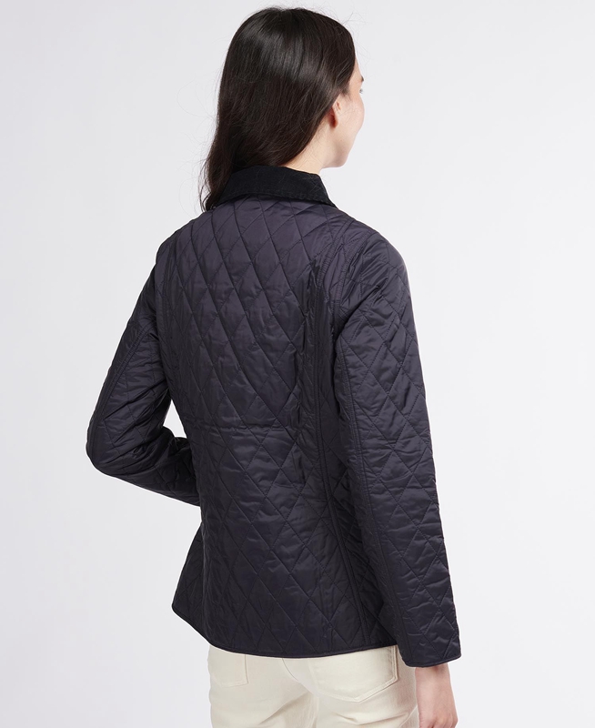 Women's Barbour Steppjacke Annandale Quilted Jackets Navy | IGMC-38046