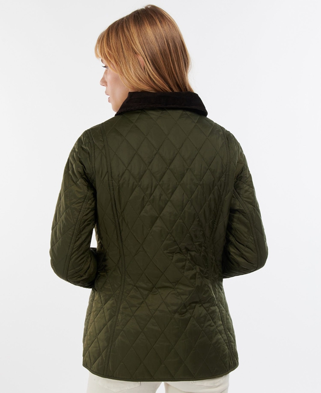 Women's Barbour Steppjacke Annandale Quilted Jackets Olive | ZPQI-63782