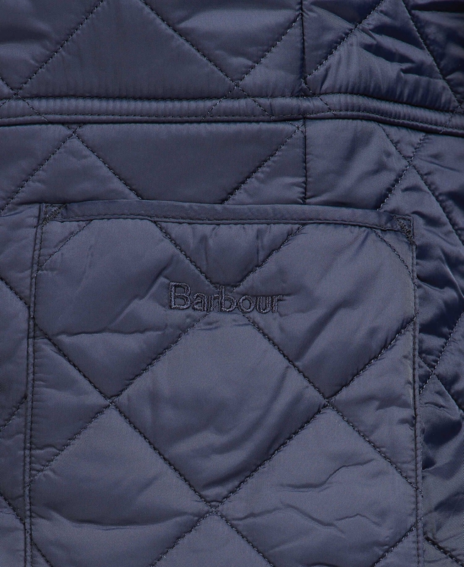 Women's Barbour Steppjacke Deveron Polarquilt Quilted Jackets Blue | UVMF-26397