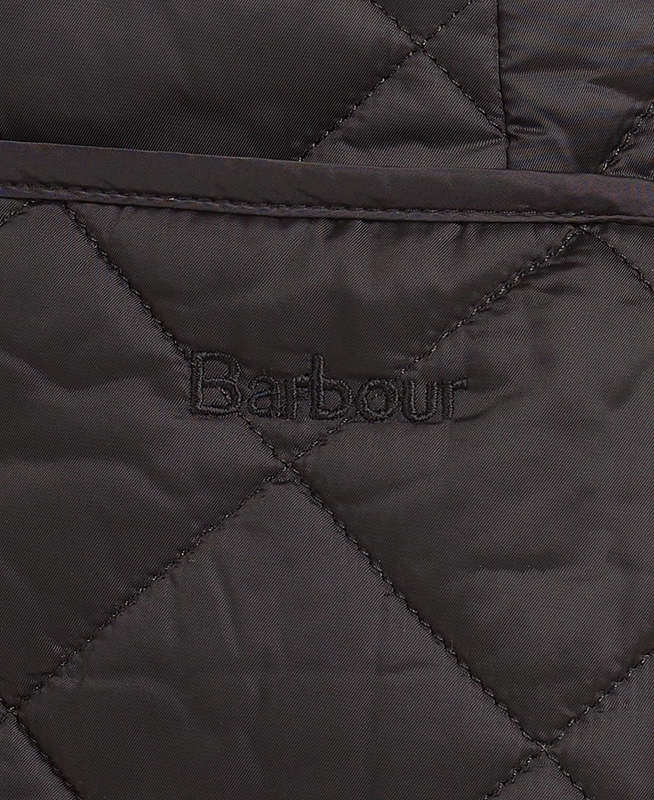 Women's Barbour Steppjacke Deveron Quilted Jackets Black | QVIK-31486