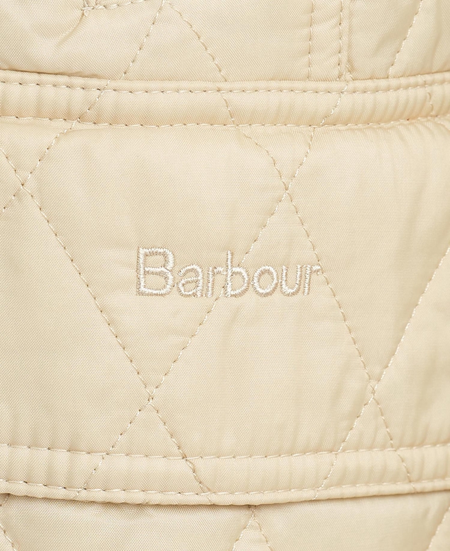 Women's Barbour Summer Beadnell Quilted Jackets Cream | LKEI-39416