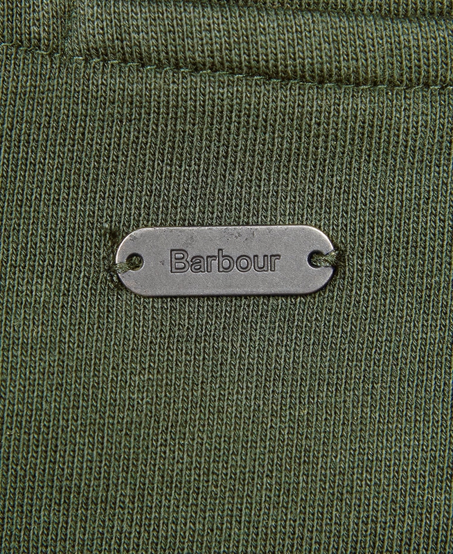 Women's Barbour Sweatshirt Otterburn Sweatshirts Olive | SZMJ-25467