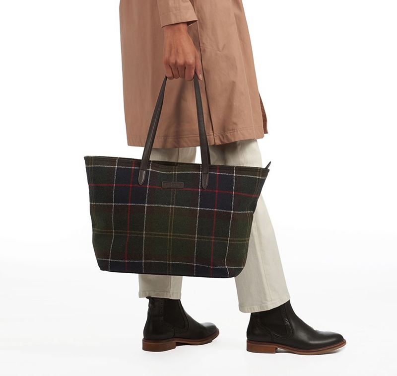 Women's Barbour Tasche Witford Tartan Tote Bags Multicolor | OPMZ-79450