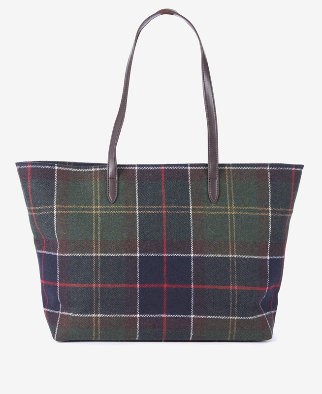 Women's Barbour Tasche Witford Tartan Tote Bags Multicolor | OPMZ-79450