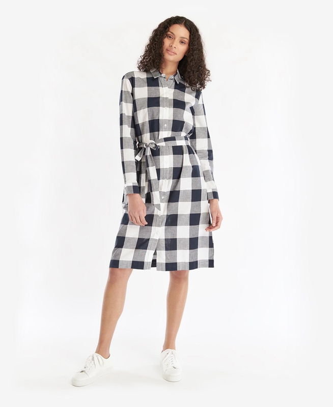 Women's Barbour Tern Check Dress Multicolor | SOBX-53960