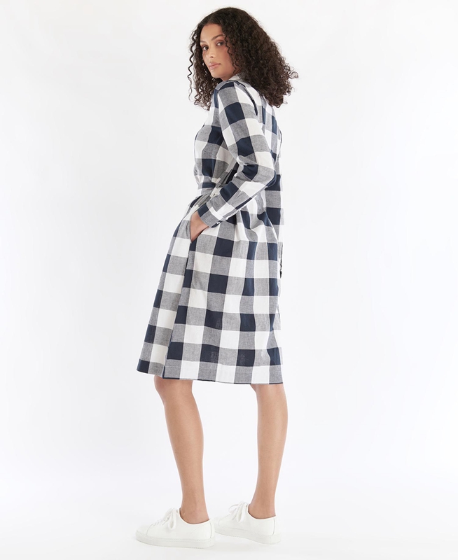 Women's Barbour Tern Check Dress Multicolor | SOBX-53960