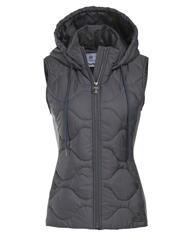 Women's Barbour Thrift Quilted Sweatshirts Grey | KFUX-53074