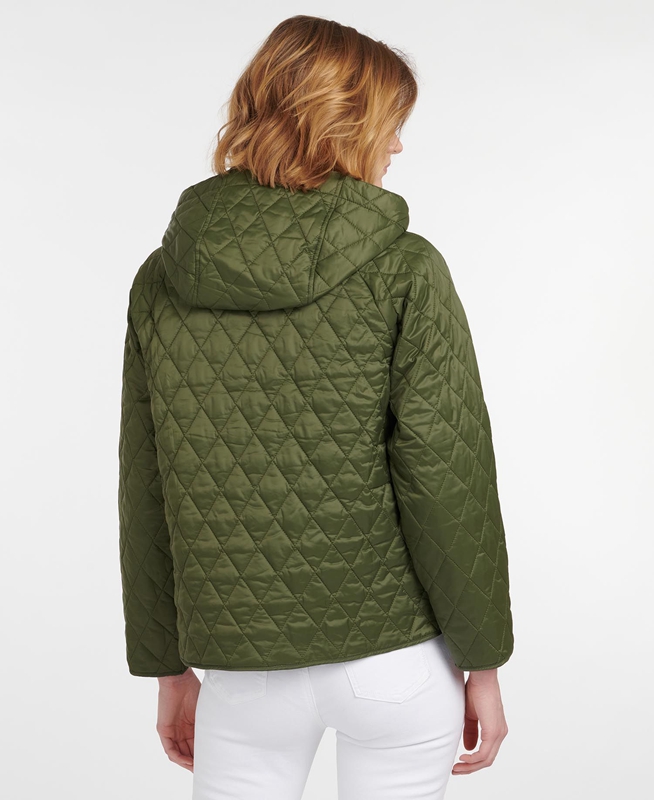 Women's Barbour Tobymory Quilted Jackets Green | BOYE-84537