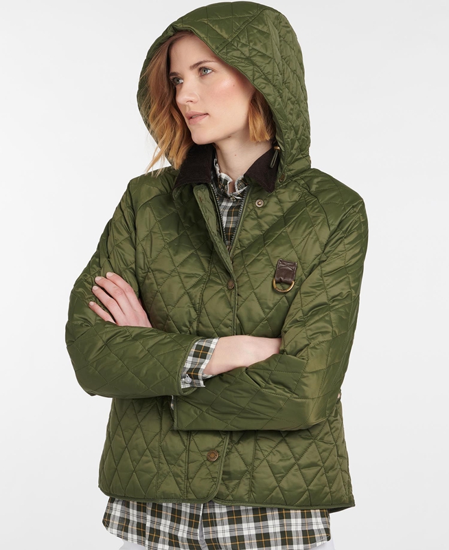 Women\'s Barbour Tobymory Quilted Jackets Green | BOYE-84537