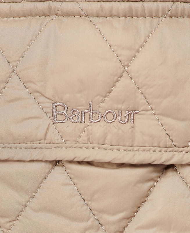 Women's Barbour Weste Otterburn Vest Beige | UMHY-80695