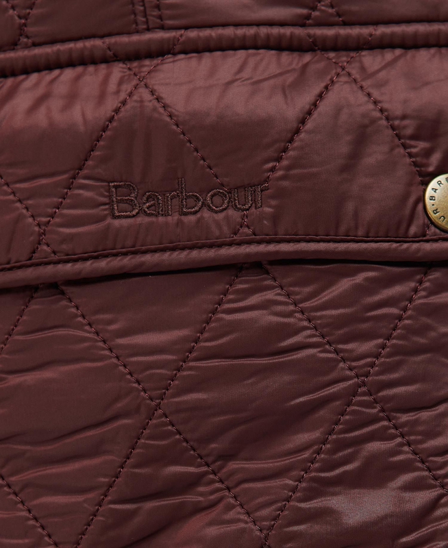 Women's Barbour Wray Vest Burgundy | YKQH-47063