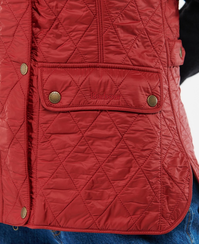 Women's Barbour Wray Vest Red | JIHS-82563