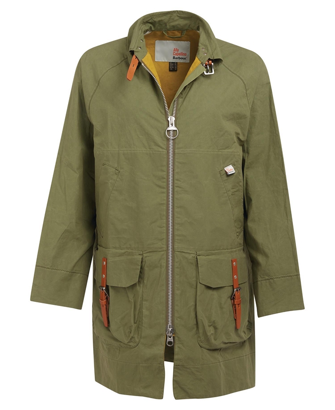 Women's Barbour x Ally Capellino Step Casual Jackets Green | EYNL-36419