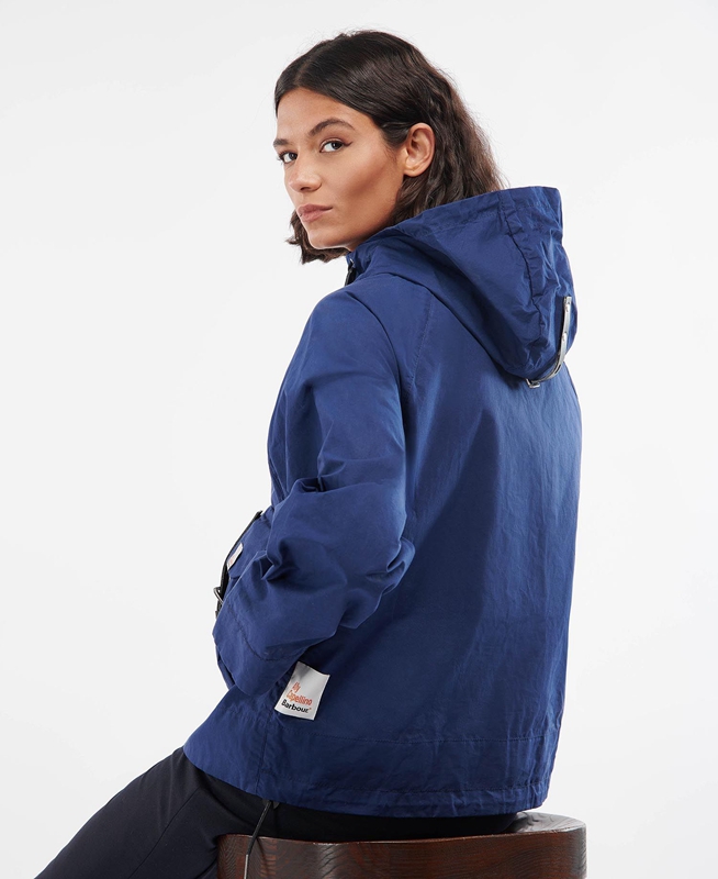 Women's Barbour x Ally Capellino Tip Casual Jackets Navy | RAVY-07396