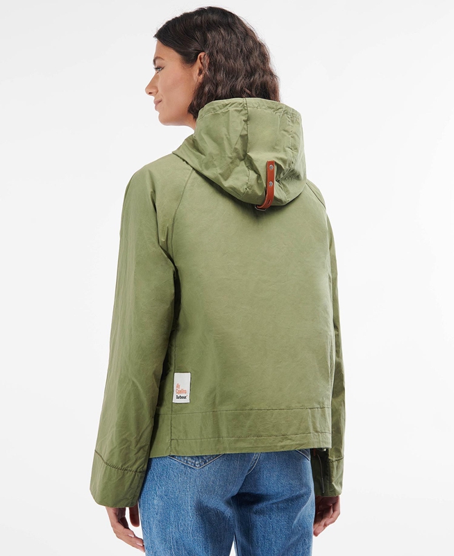 Women's Barbour x Ally Capellino Tip Casual Jackets Green | ZGHT-93215